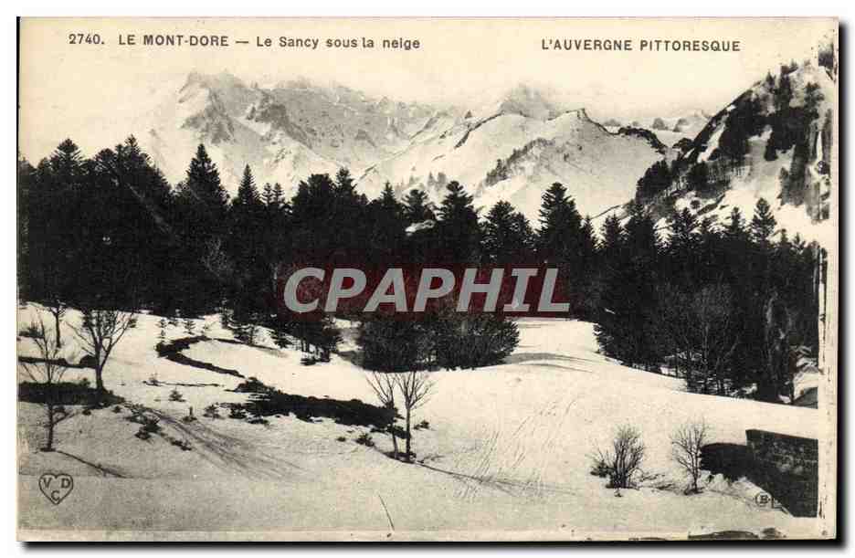 CPA Le Mont Dore Le Sancy sous la neige
