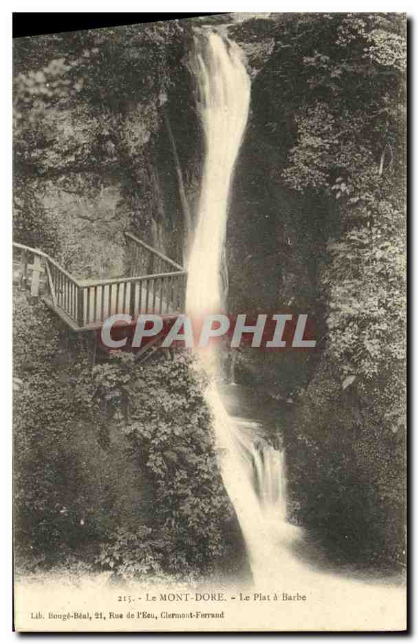 CPA Le Mont Dore Le Plat a Barbe