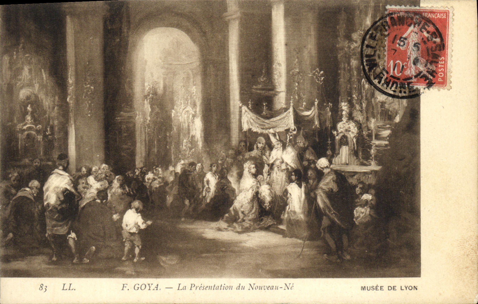 CPA F Goya La Presentation du Nouveau Ne Musee de Lyon 
