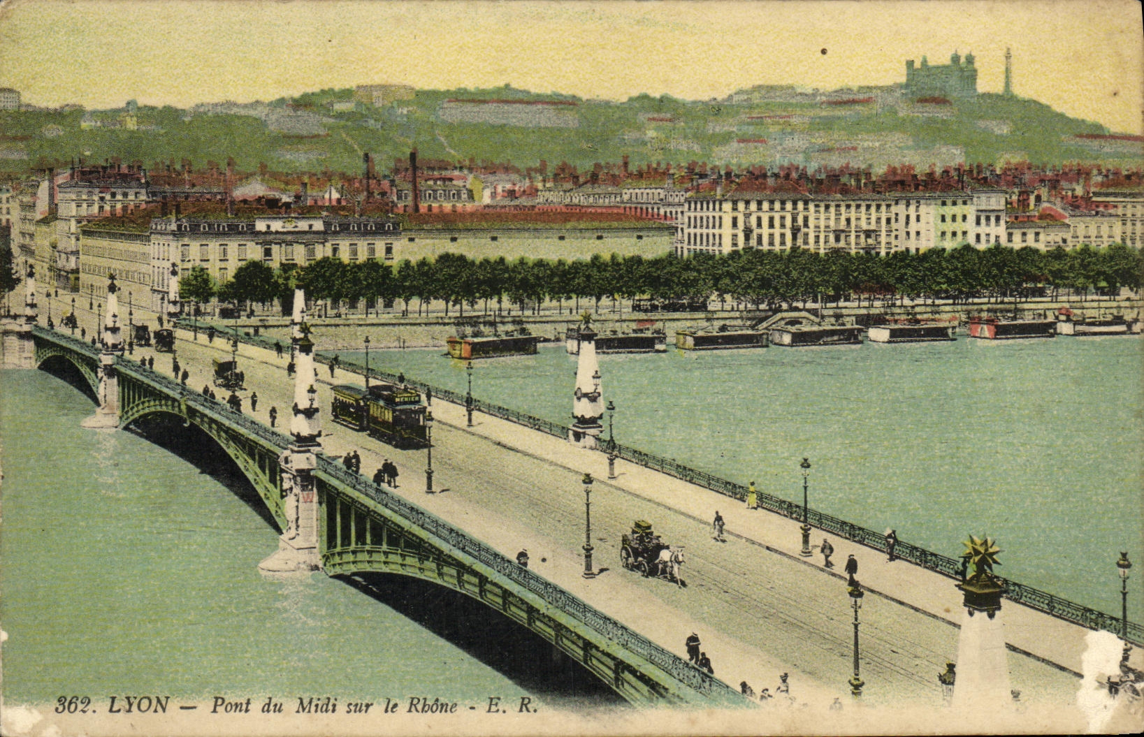 LYON — Pont du Midi über den Rhône — E. R. n° 362
