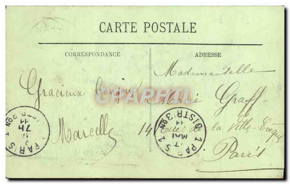 LYON — La Préfecture — éditeur LL, n° 416 — Reverso