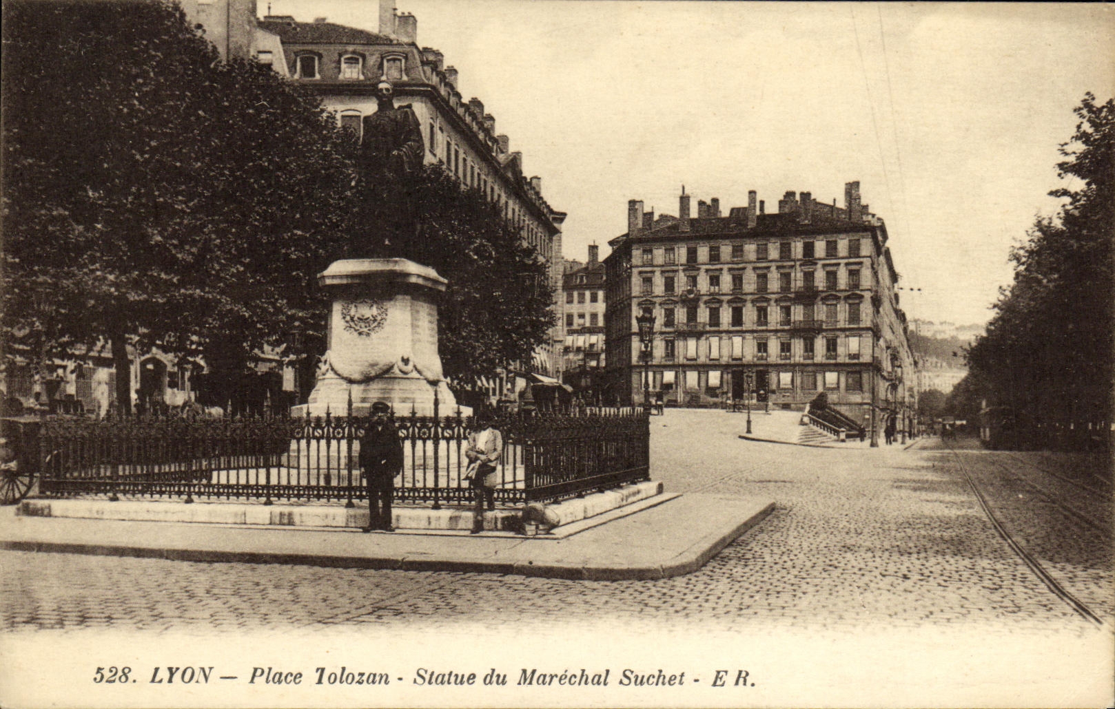 LYON — Place Tolozan — Statue des Marschalls Suchet — E.R. n°528