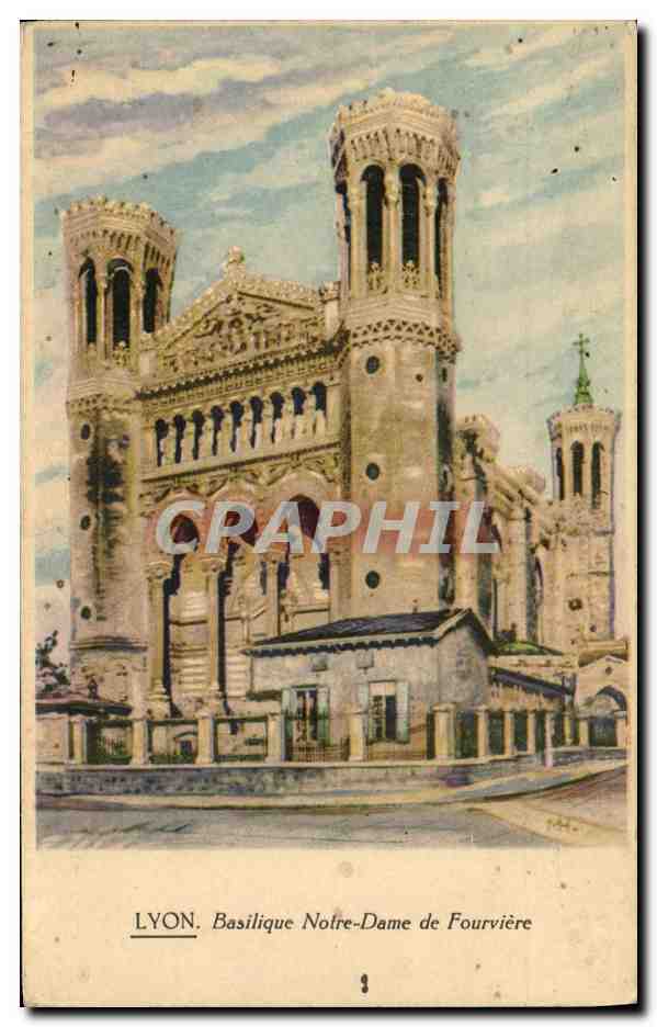 LYON. Basilique Notre-Dame de Fourvière — Éditions Chromophote, n°3