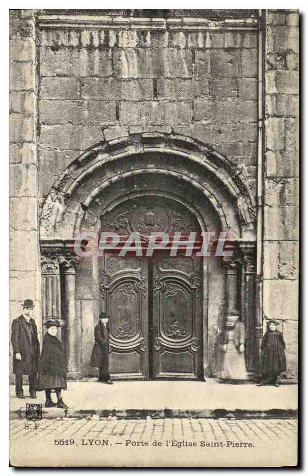 LYON — Porte de l'Église Saint-Pierre — S.F. n° 5519