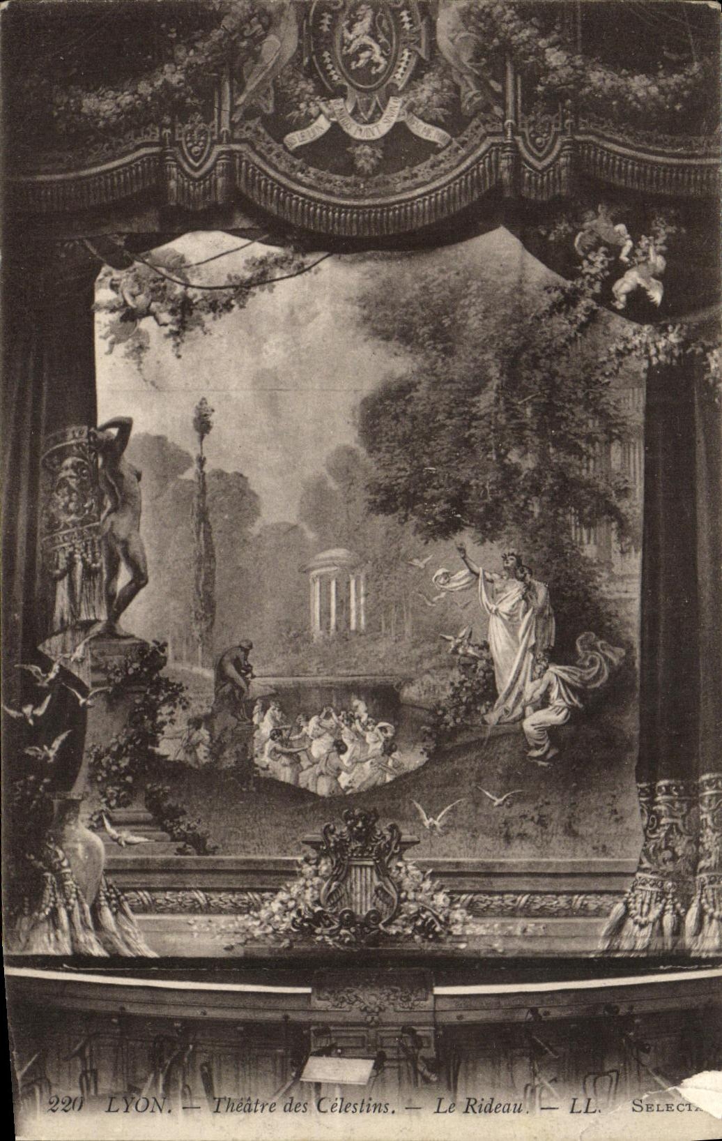 CPA Lyon Theatre des Celestins Le Rideau