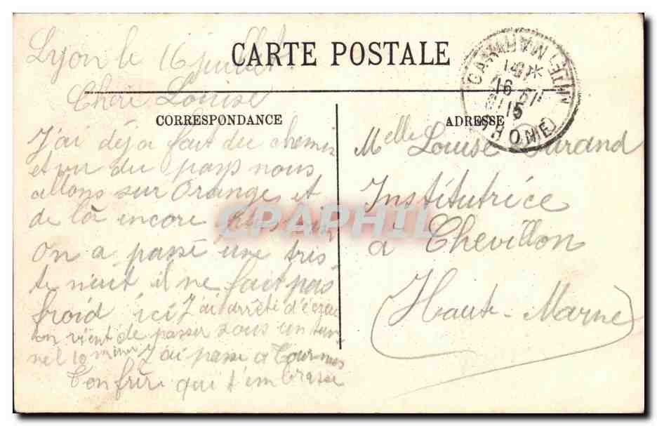 CPA Lyon Theatre des Celestins Le Rideau — Verso