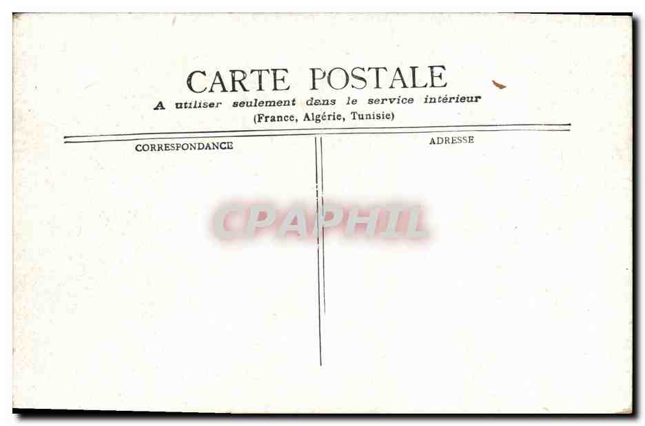 CPA Lyon Perspective de la rue de la Republique Tramway — Back