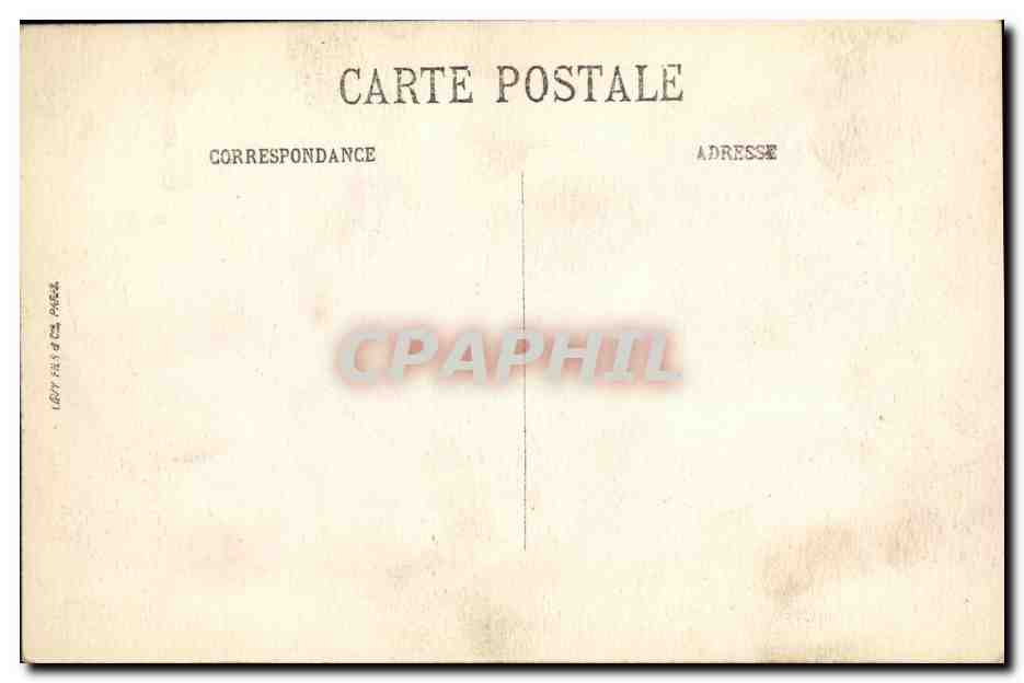 CPA Lyon Le Pont d Ainay Peniche Bateau — Verso