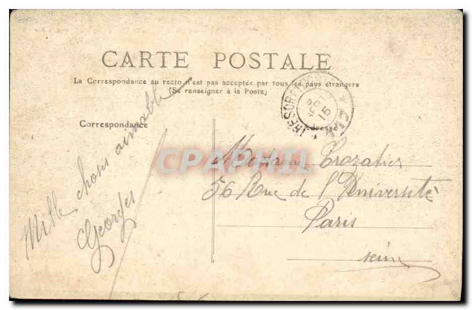 LYON - Parc de la Tête d'Or, les Grandes Serres — éditeur S.T.L. n°35 — Back