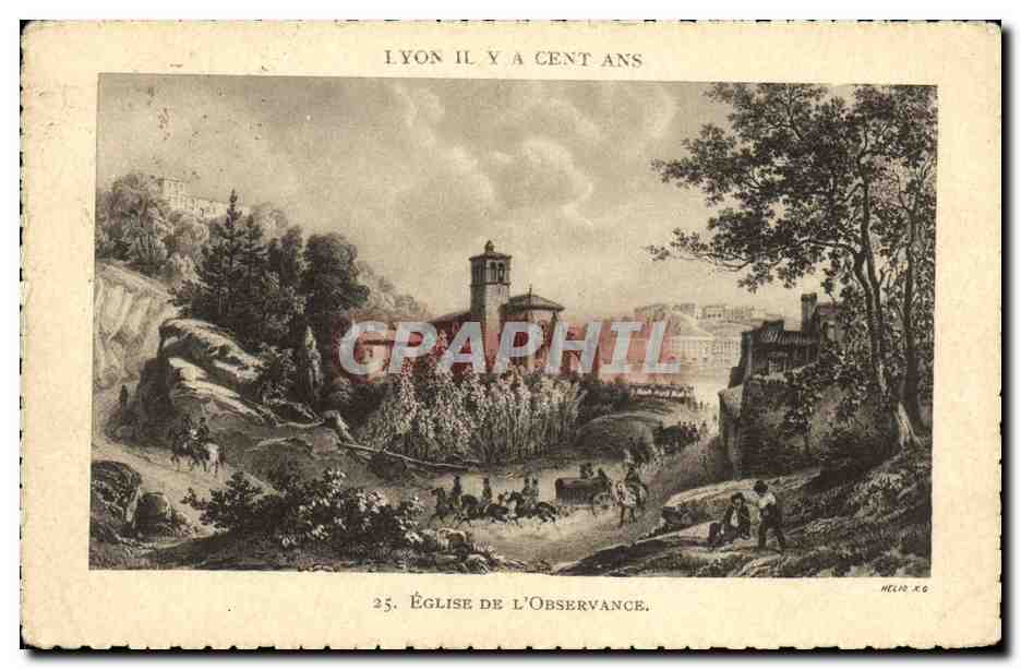 Lyon il y a cent ans — Église de l'Observance — Hélio, n°25