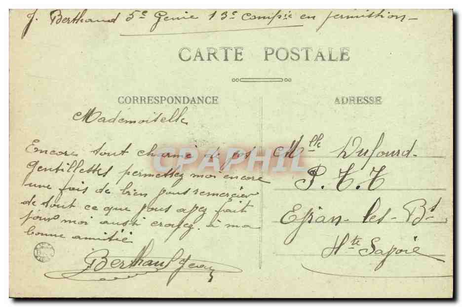 LYON — Pont de la Boucle et Coteau Saint-Clair — E.R. — Reverso