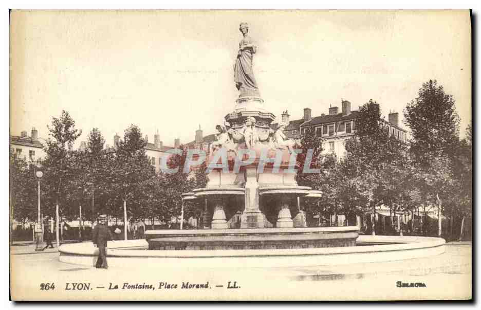 LYON — La Fontaine, Place Morand — SELSORA n°264