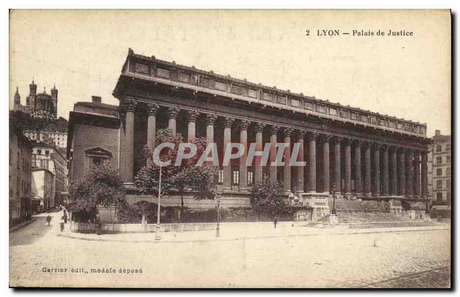 LYON — Palais de Justice — Carrier édit, modèle déposé