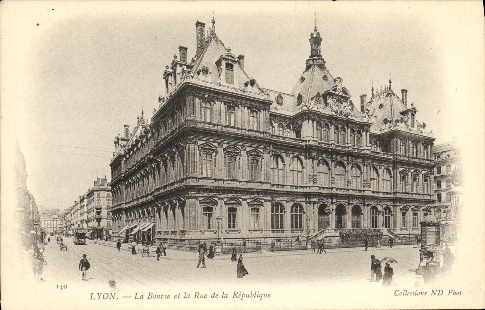 CPA Lyon La Bourse et la Rue de la Republique