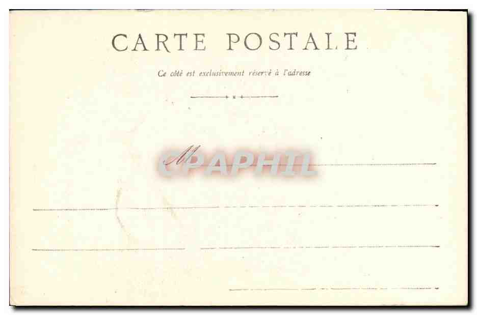 CPA Lyon Eglise St Nizier Automobile — Back