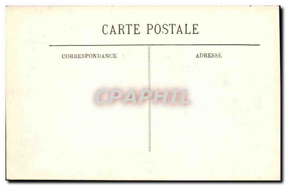 CPA Lyon Archeveche de Fourviere — Verso