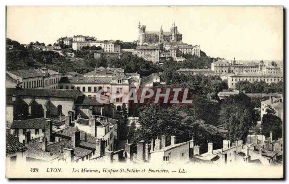 CPA Lyon Les Minimes Hospice St Pothin et Fourviere