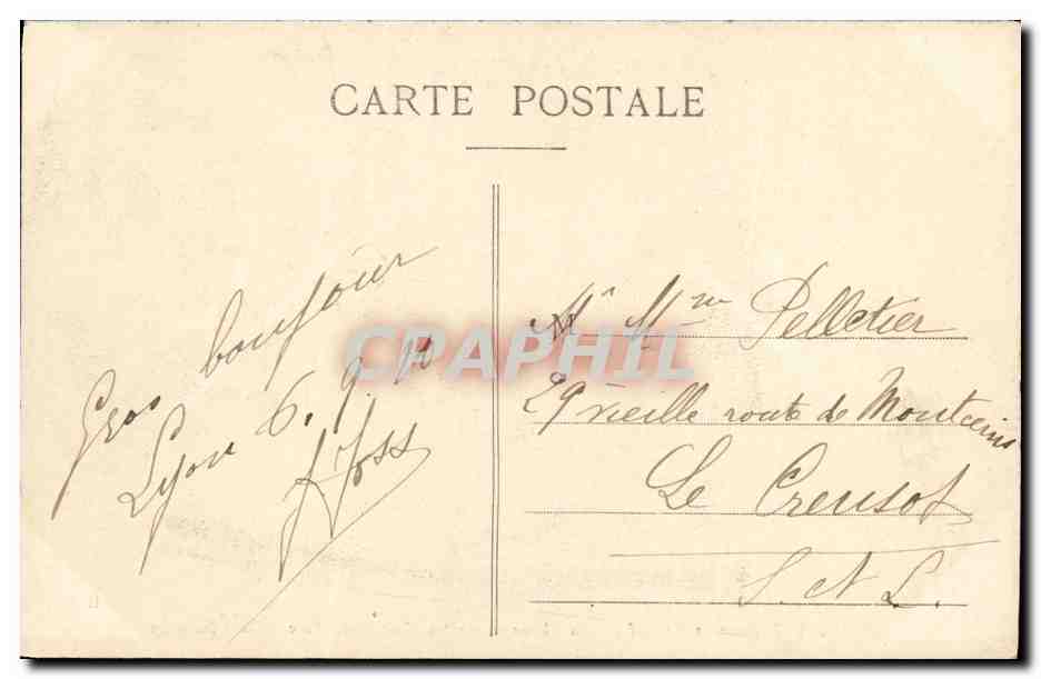 LYON. — Monument des Enfants du Rhône et Grilles d'entrée du Parc de la Tête-d'Or — Verso