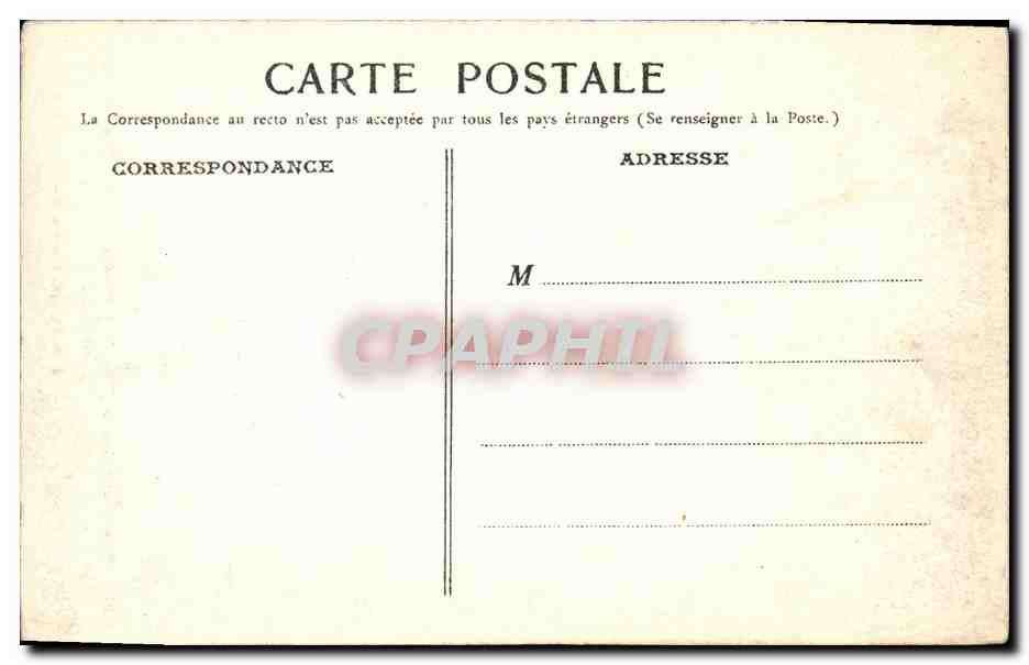 CPA Lyon Nouvelle Eglise de Notre Dame de Fourviere — Verso