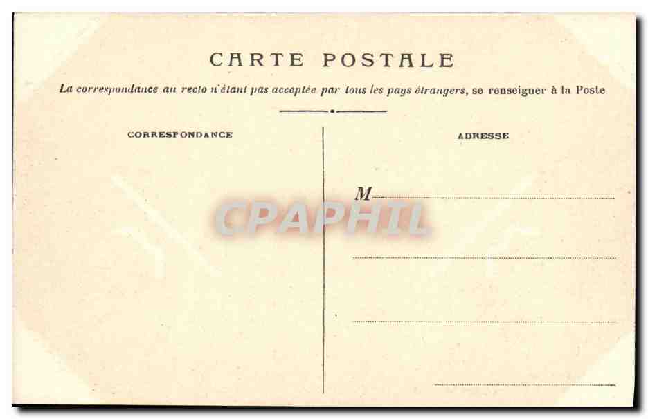 CPA Lyon Coteau et Basilique ND de Fourviere — Verso