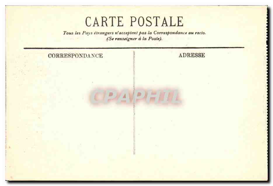CPA La Bourboule Le casino et le funiculaire — Rückseite