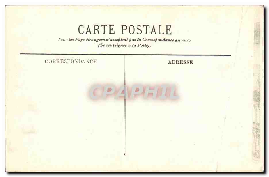 CPA La Bourboule Boulevard de la Republique et le Puy Gros — Rückseite