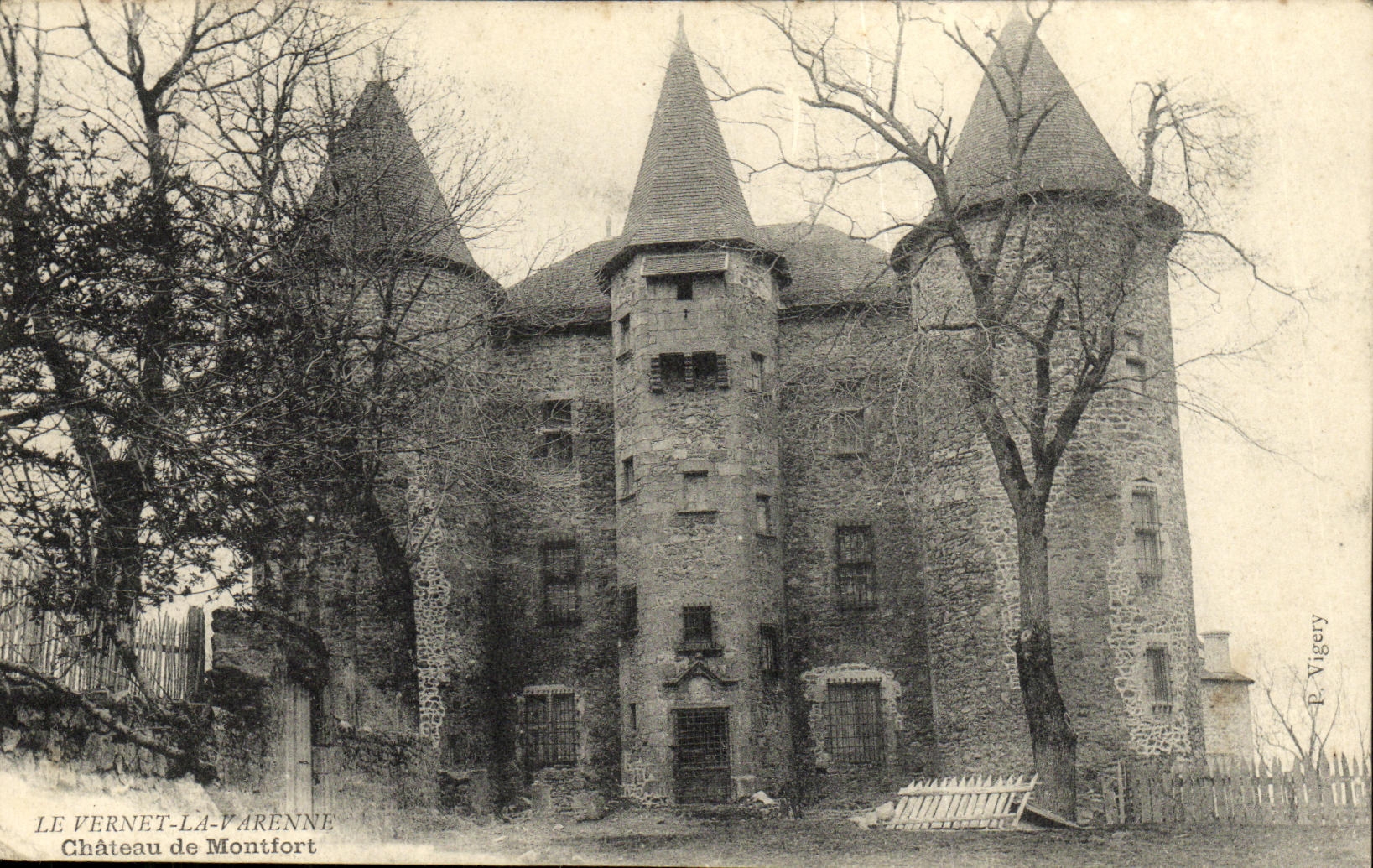 Le Vernet-la-Varenne — Schloss Montfort — P. Vigery
