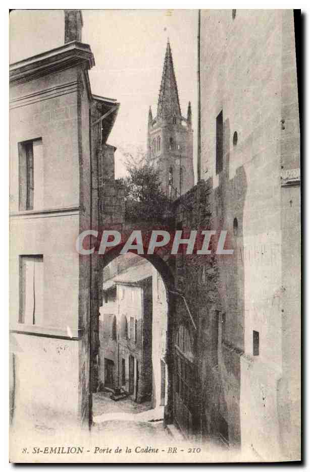 CPA St Emillon Porte de la Cadene