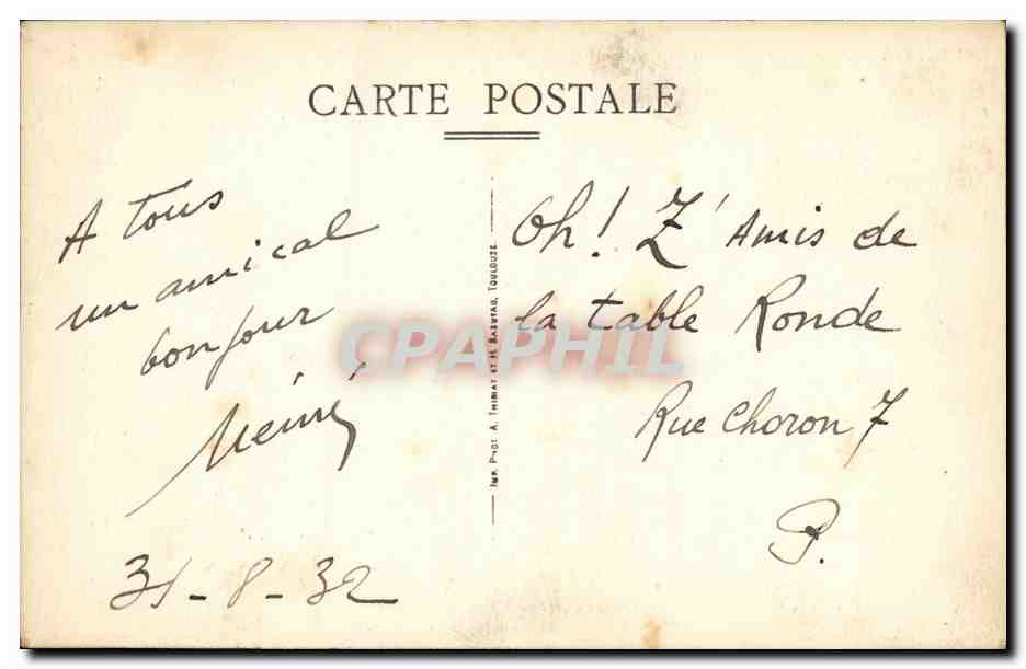 CPA Saint Girons Domaine du Luc en face la GAre — Rückseite