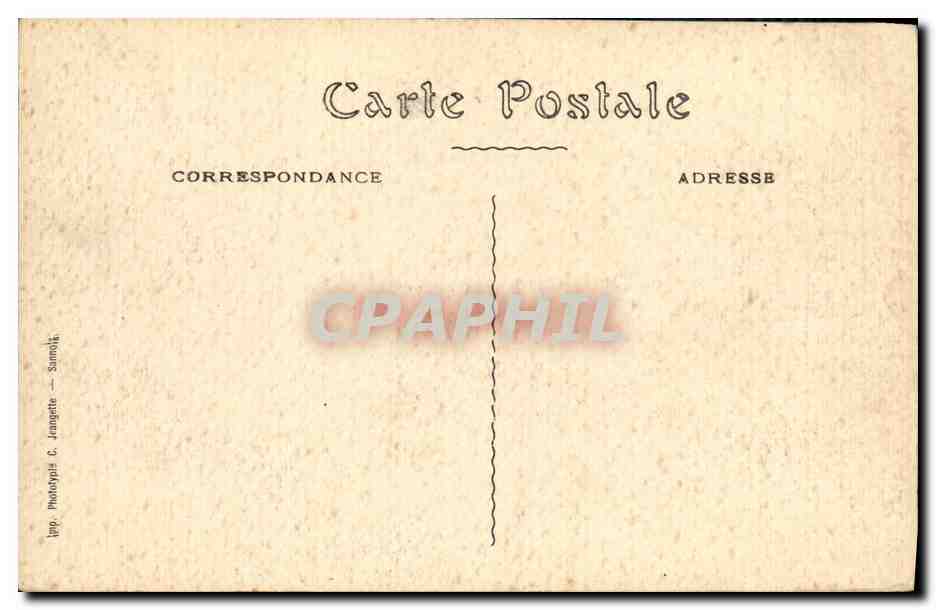 CPA Bordeaux La Place d Aquitaine — Rückseite