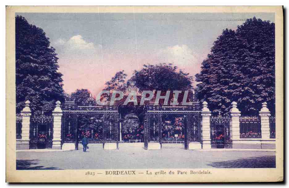 CPA Bordeaux La Grille du Parc Bordelais