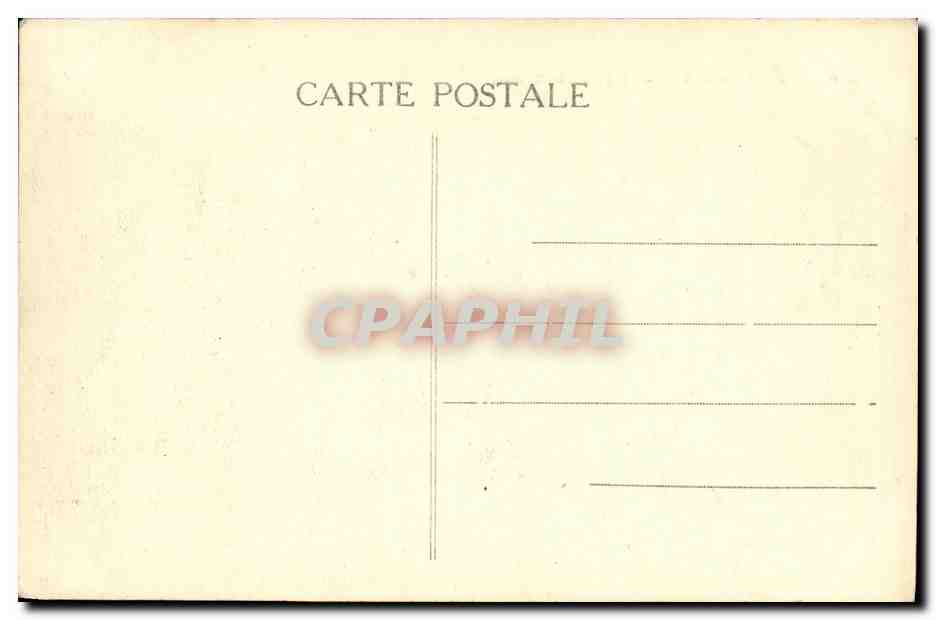CPA Bordeaux Place de la Cormedie — Verso