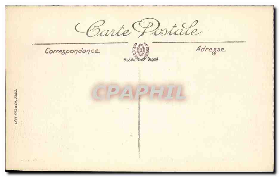 CPA Bordeaux Les Quais de la Bourse — Verso