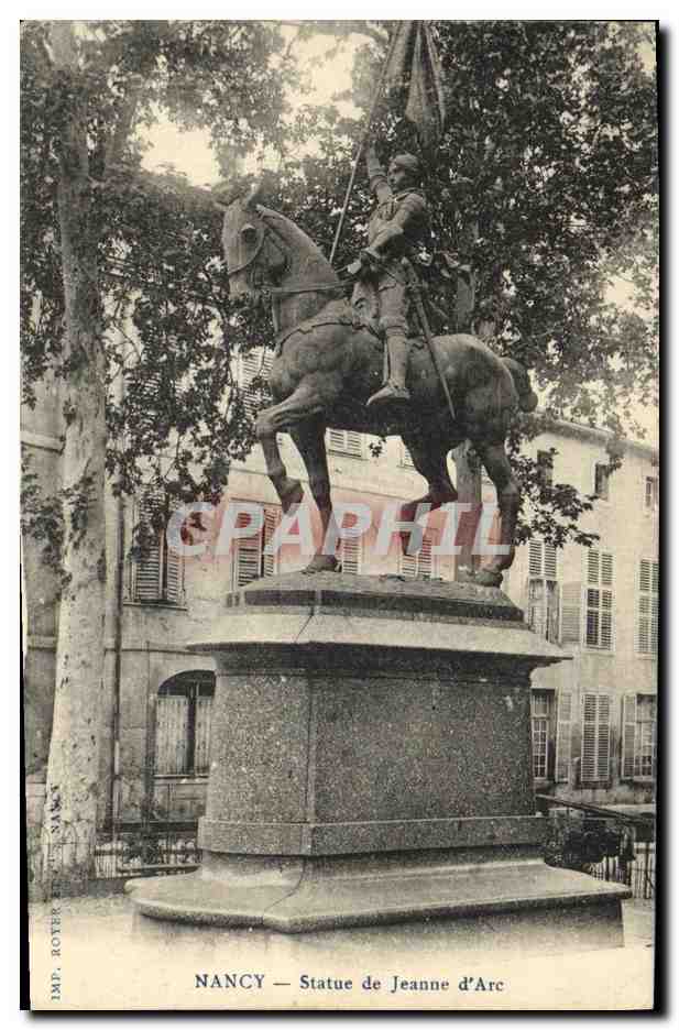 CPA Nancy Statue de Jeanne D Arc
