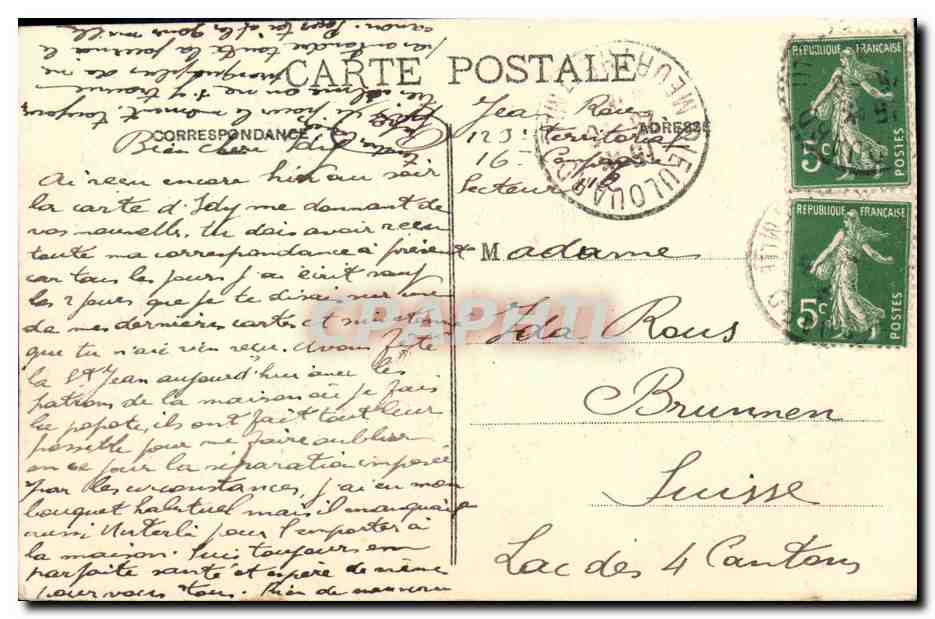 NANCY — Statue de Jeanne d'Arc — IMP. ROYER — NANCY — Reverso