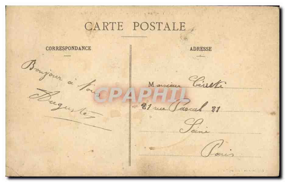 CPA Nancy Vue Generale Prise Depuis Sainte Epvre — Verso
