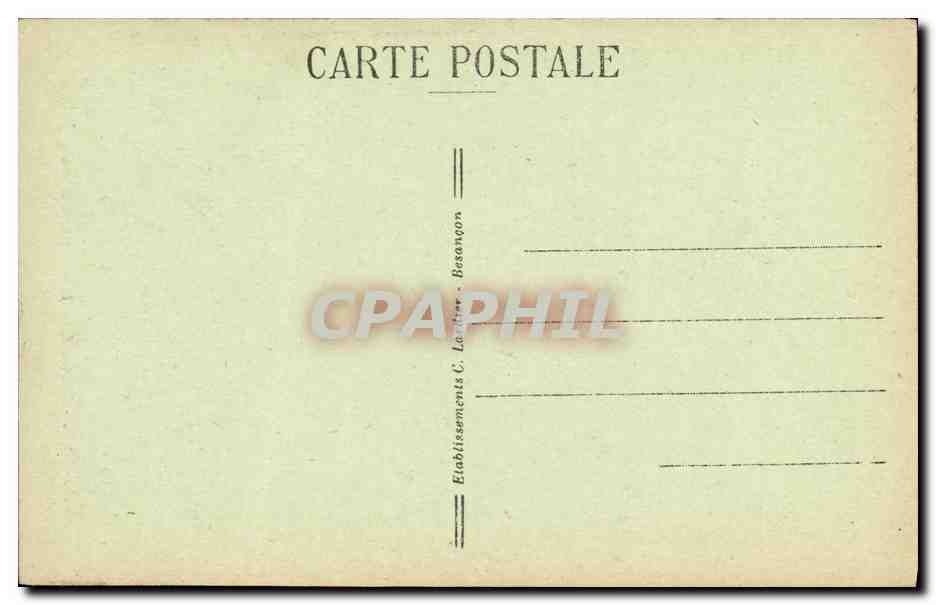 CPA Nancy Monument Here — Verso