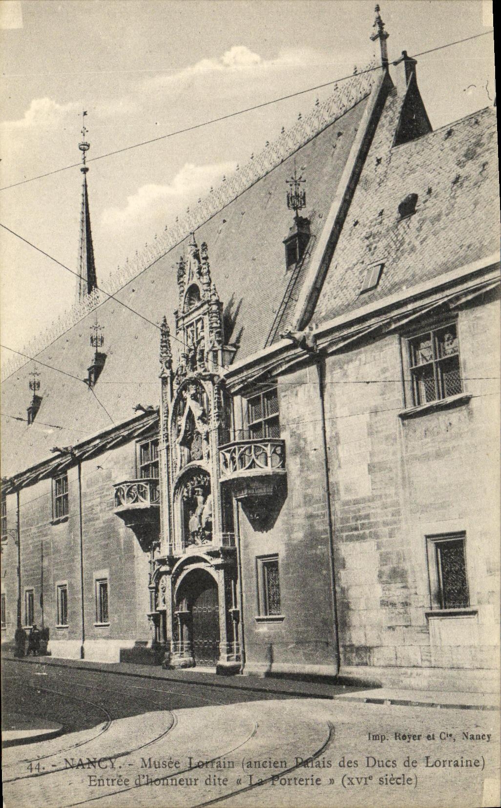 CPA Nancy Musee des Ducs de lorraine Entree d honneur dite de La Porterie