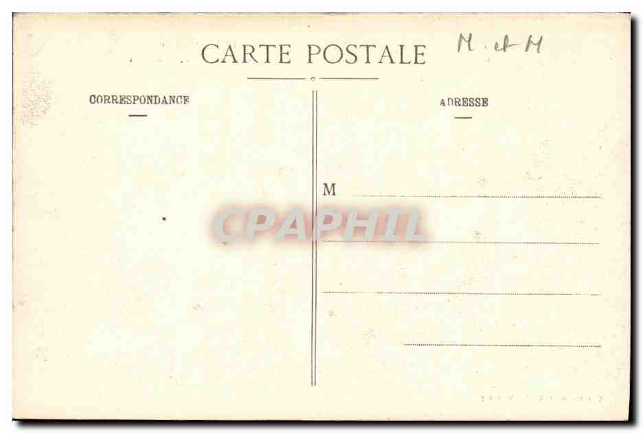 Gerbéviller - Aspect du Faubourg St-Pierre après l'incendie - 24 Août 1914 — Ousson, Impr. - Cliché Héary — Rückseite