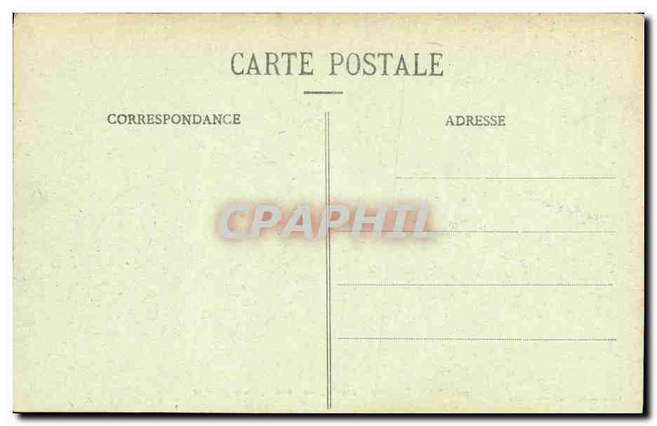 CPA Nancy Cours Leopold dans le fond Statue Drouot — Verso