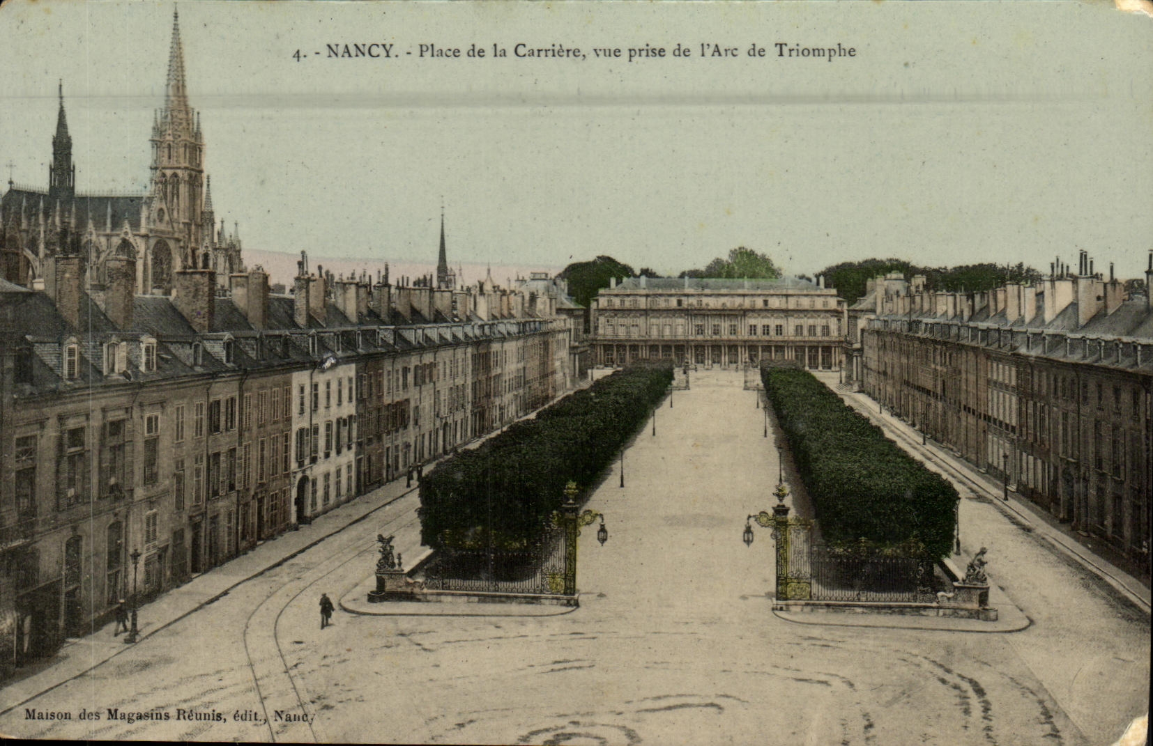 CPA Nancy Place de la Carriere Vue Prise de L Arc de Triomphe 