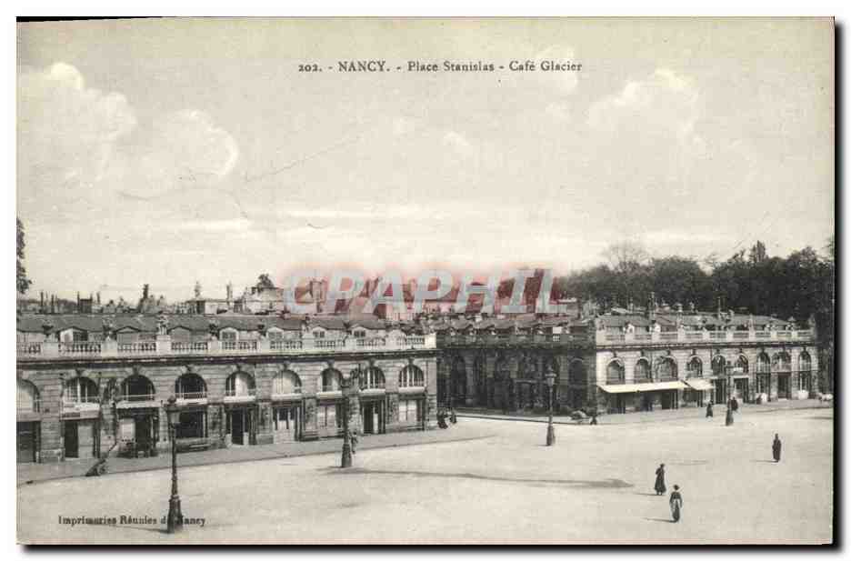 CPA Nancy Place Stanislas Cafe Glacier