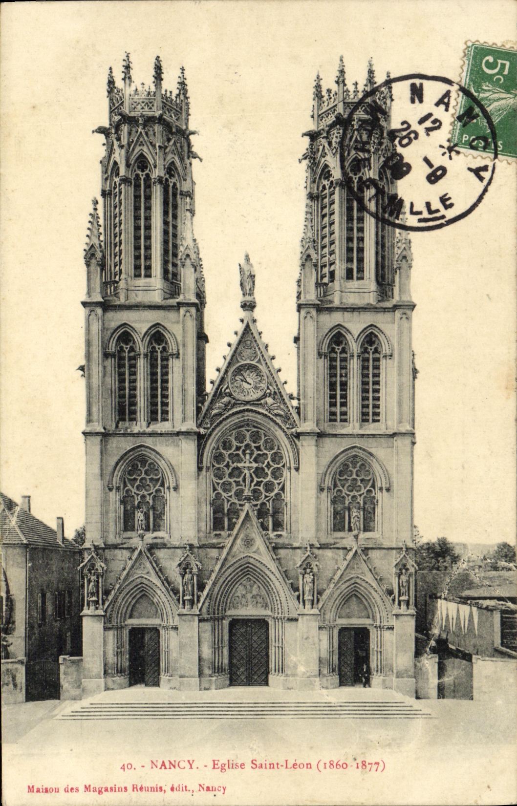 CPA Nancy Eglise Saint Leon