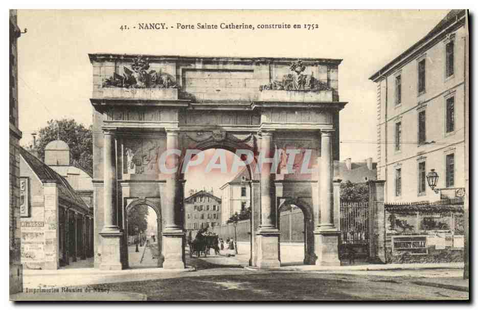 CPA Nancy Porte Sainte Catherine 