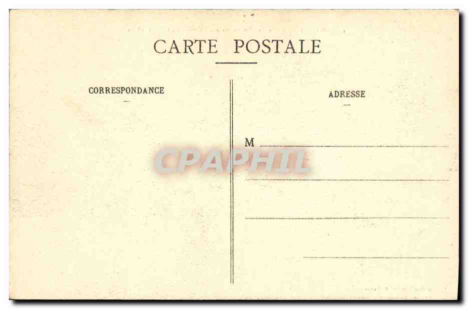 CPA Nancy Ecole des Beaux Arts Hopital Auxiliaire numero 14 — Verso