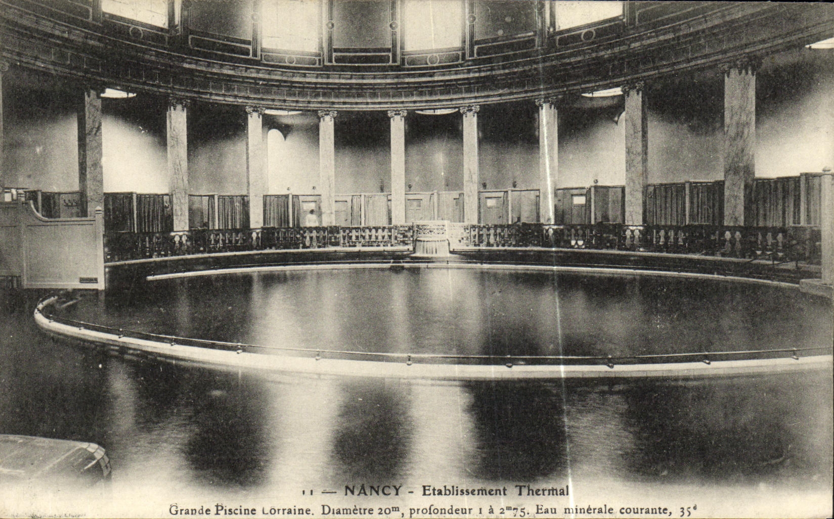 CPA Nancy Etablissement Thermal Grande piscine lorraine 