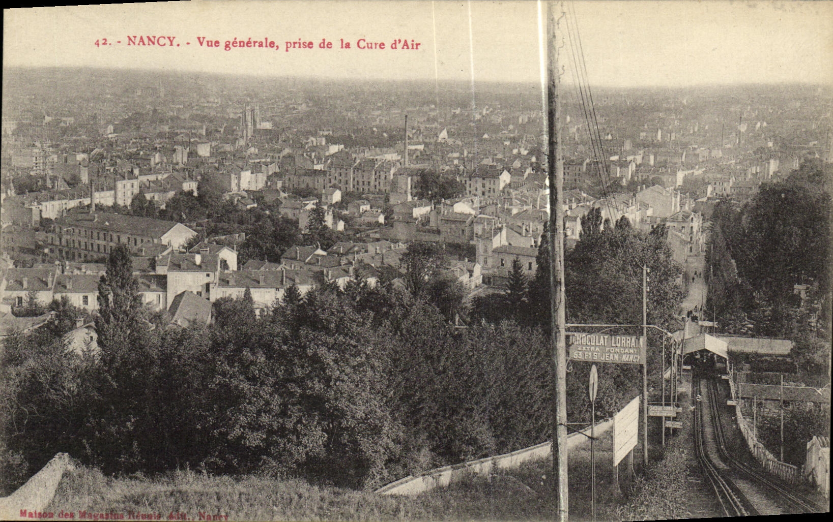CPA Nancy Vue Generale Prise de la Cure d Air