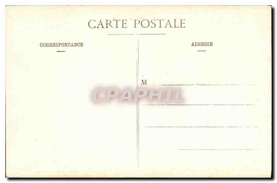 CPA Nancy Hopital Militaire — Rückseite