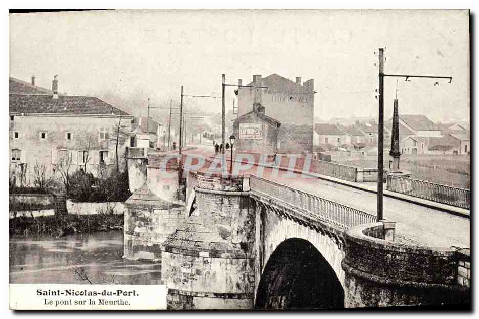 Saint-Nicolas-du-Port — Le pont sur la Meurthe — éditeur non identifié