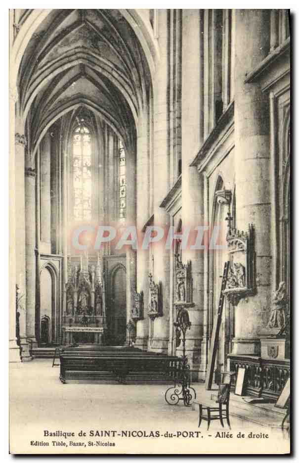 Basilika von SAINT-NICOLAS-du-PORT — Rechte Seitenkapelle — Edition Tible, Bazan, St-Nicolas